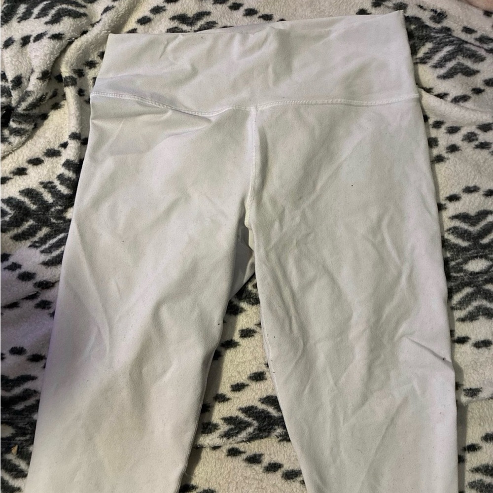 Fabletics PowerHold White Leggings